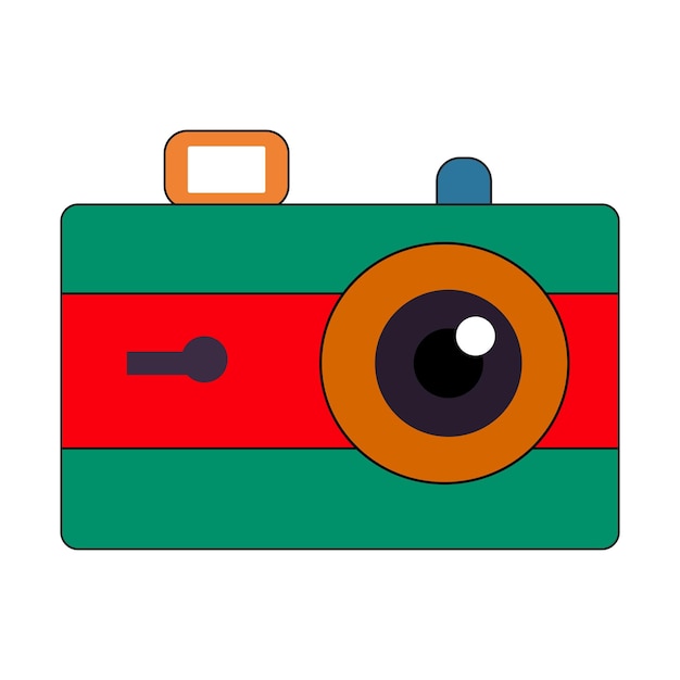 camera for capture new year sticker