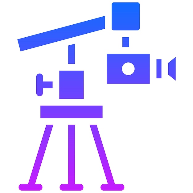 Camera Crane Vector Illustration