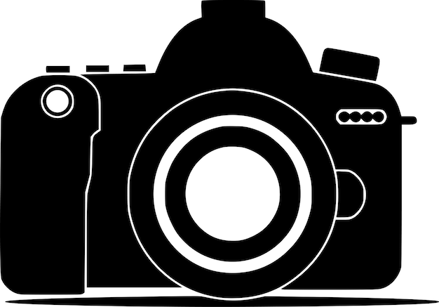 Camera icon Photo camera in flat style Vector