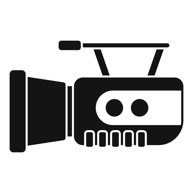 Camera icon simple vector Video camcorder Tv movie