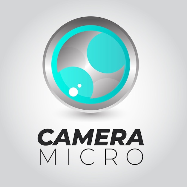 camera logo 3d