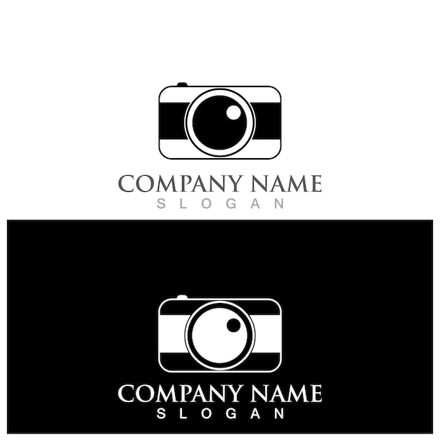 Camera logo and vector template