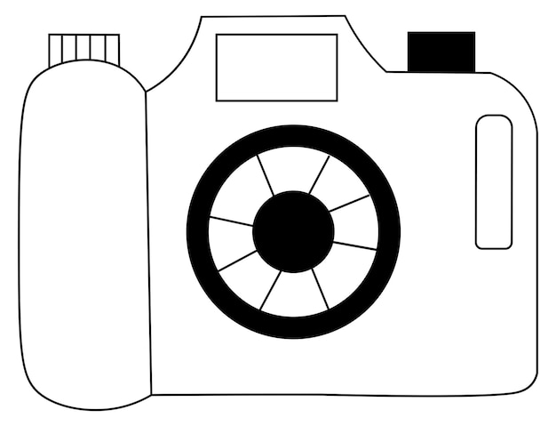 Camera minimal drawing Camera logo Camera icon