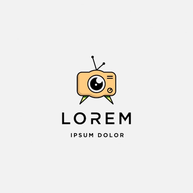 Camera Movie Film Logo Template 