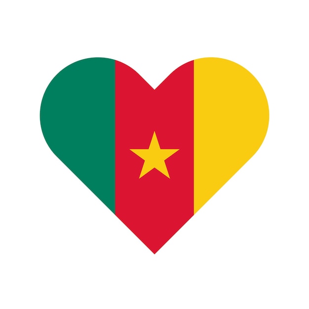 Cameroon Heart flag