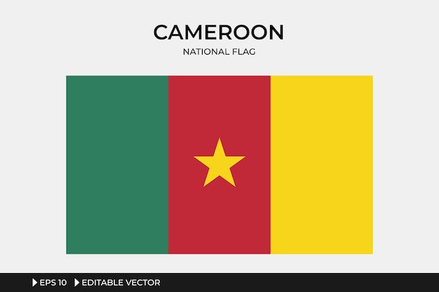 Cameroon National Flag Illustration