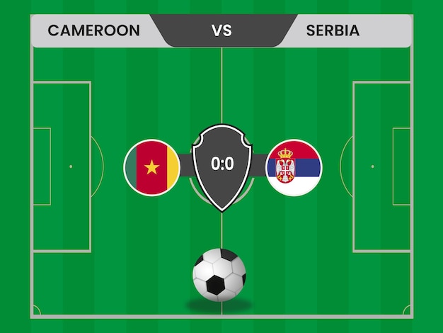 Cameroon vs Serbia, world soccer match 2022, group g world football competition championship versus