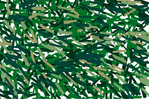 Camouflage background beautiful wet brush strokes in green tones