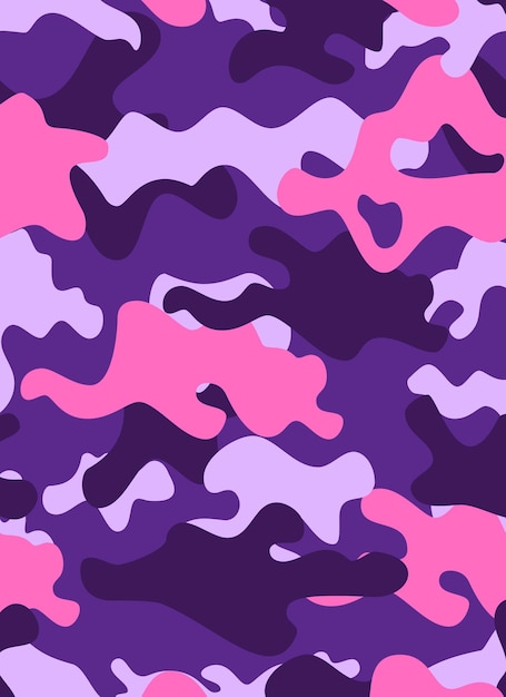 Camouflage background illustration Purplepink colors texture