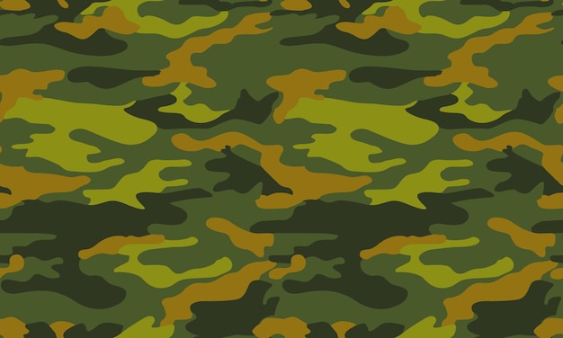 Camouflage military seamless vector pattern background