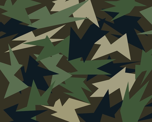 Camouflage military textured background vector design