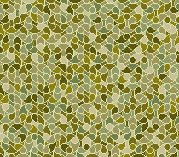 Camouflage pattern background flat style