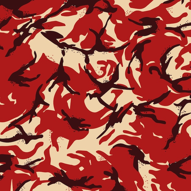 camouflage pattern crimson