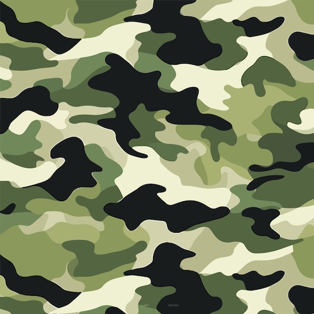 Vector a camouflage pattern with a black and white background