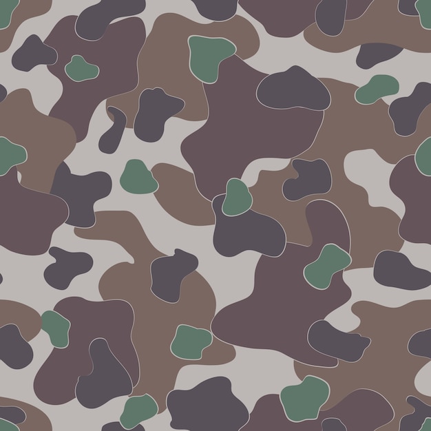 Camouflage Patterns Set Vector