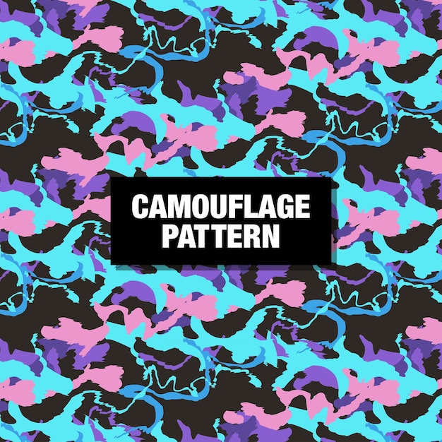 Camouflage seamless pattern background