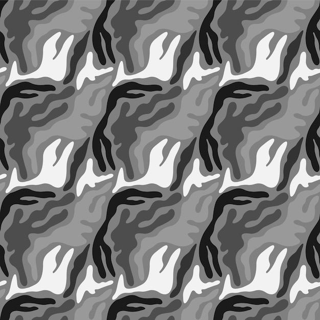 Camouflage seamless pattern design for print