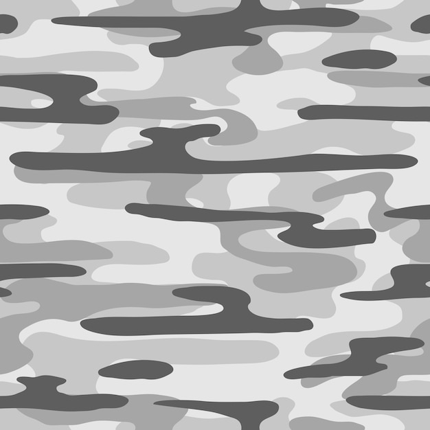 Camouflage Seamless Pattern Vector Military Background