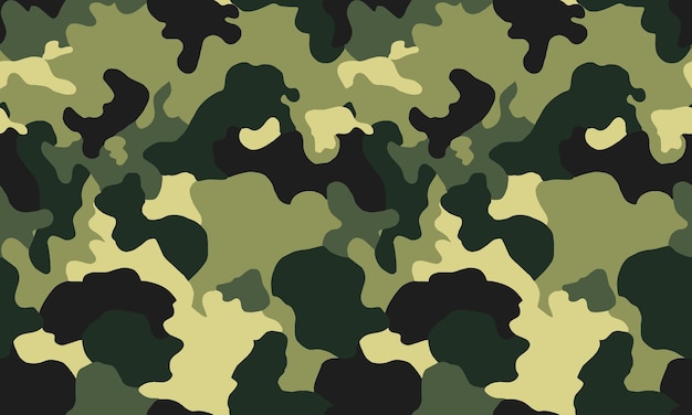 Camouflage seamless vector illustration pattern background