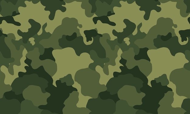 Camouflaged seamless vector pattern background