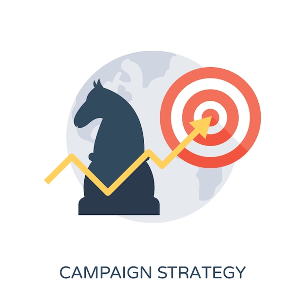 Campaign Strategy Flat Vector Icon