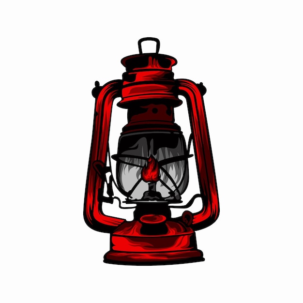 Vector camping light vector design