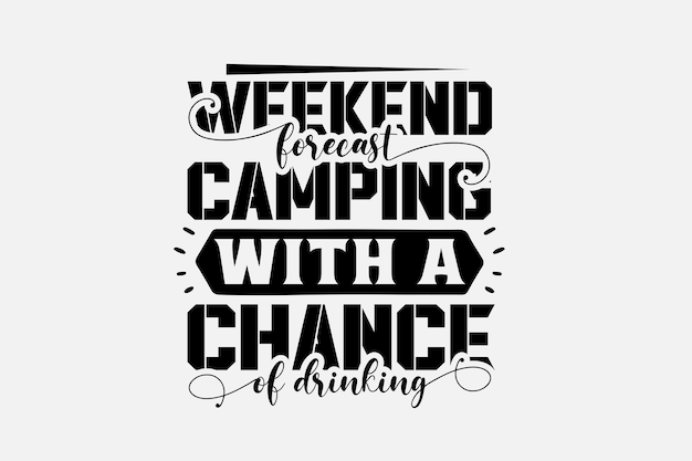 camping svg design