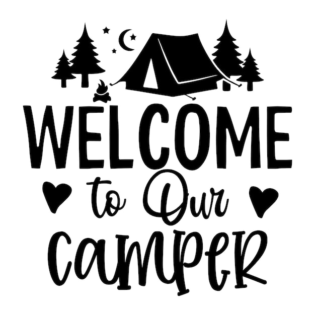 Camping SVG Design