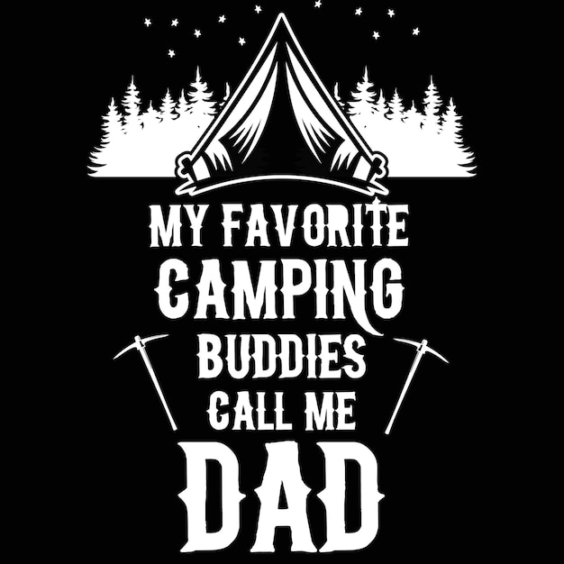 Camping T Shirt Design