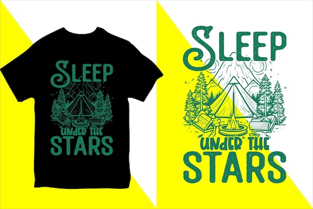 Camping tshirt design Vector camping tshirt design ideas Template Typography camping tshirts