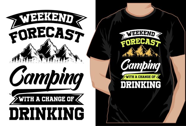 Camping Tshirt Design