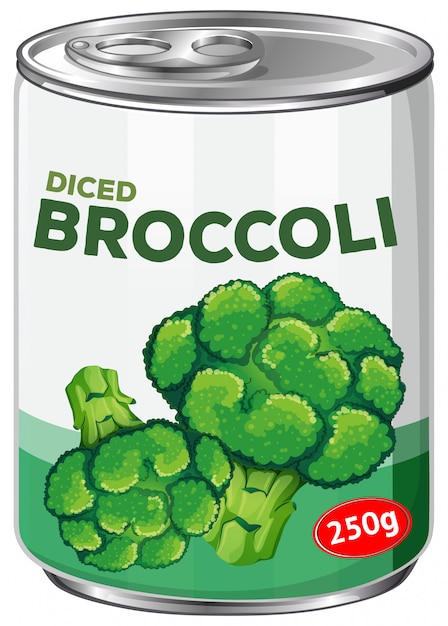 A Can of Diced Broccoli