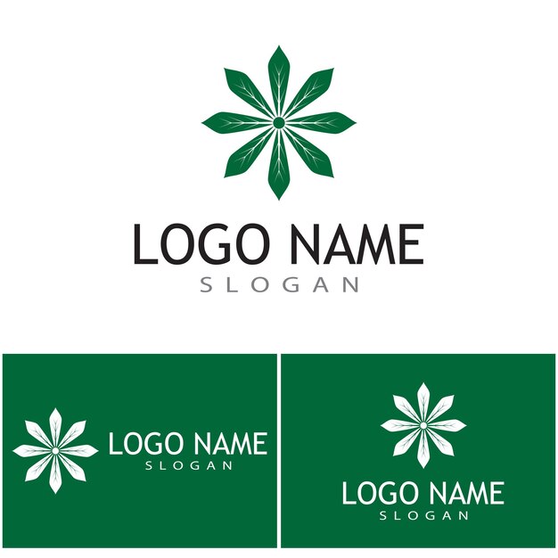 Canabis Logo Template vector symbol nature