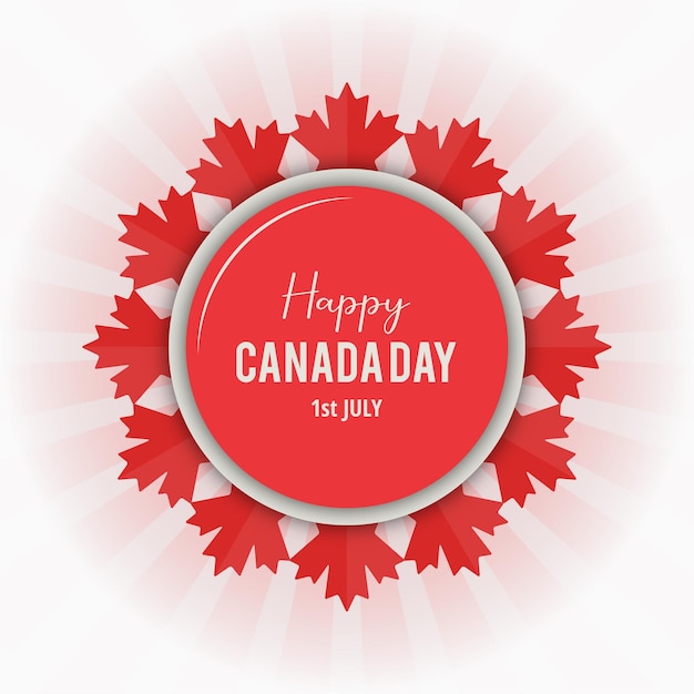 Canada day background design