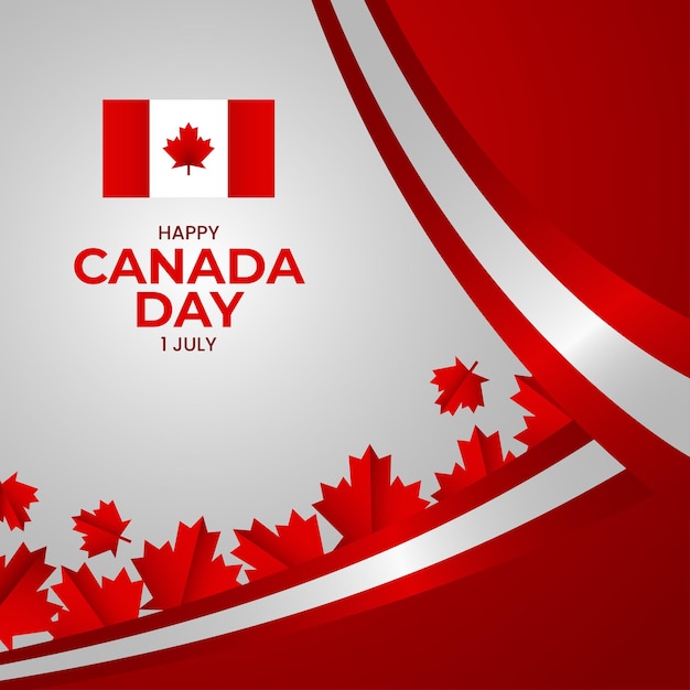 Canada Day Background Template