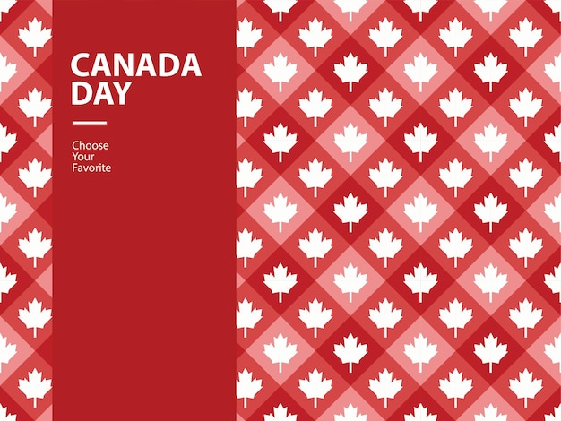 Vector canada day country event pattern flag peace background national element vector holiday july poster