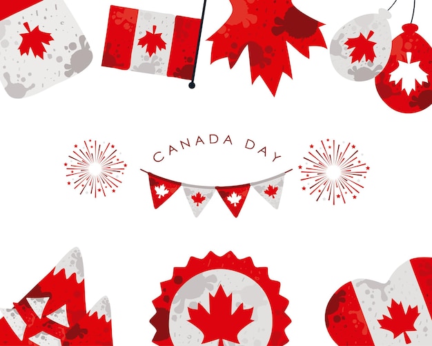 Canada day frame