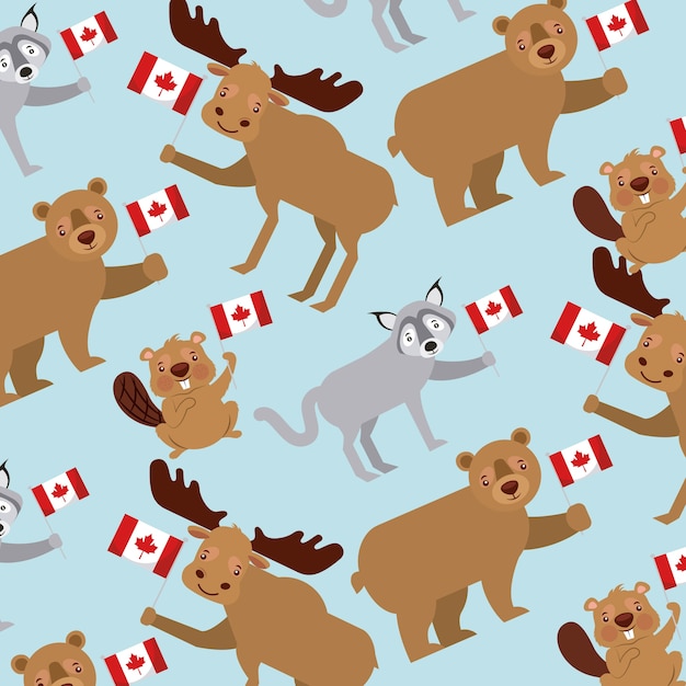 canada day pattern