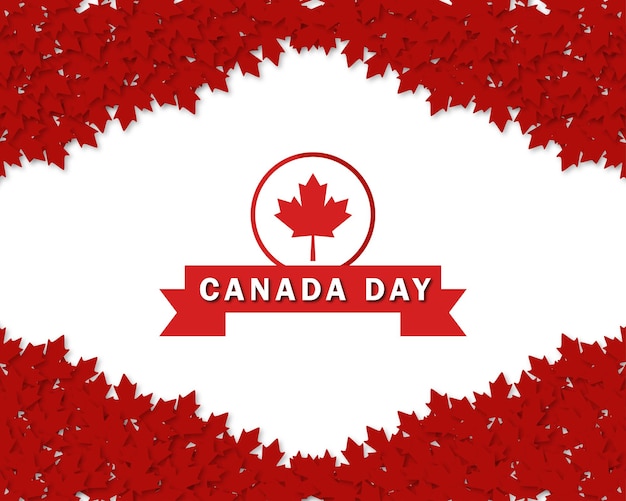 Canada day vector illustration design for social media poster and banner