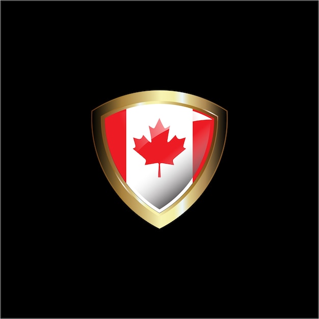 canada flag shield