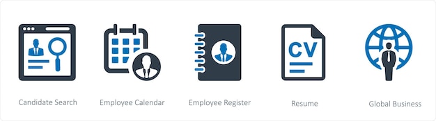 candidate search employee calendar and employee register