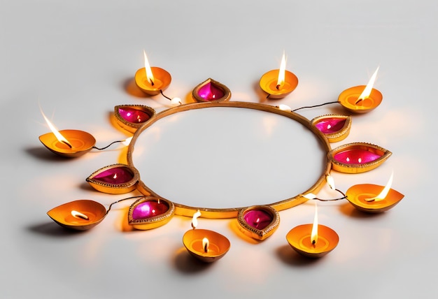 Vector a candle holder with candles in it and a mirror on the wall