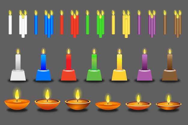 Candles Vectors