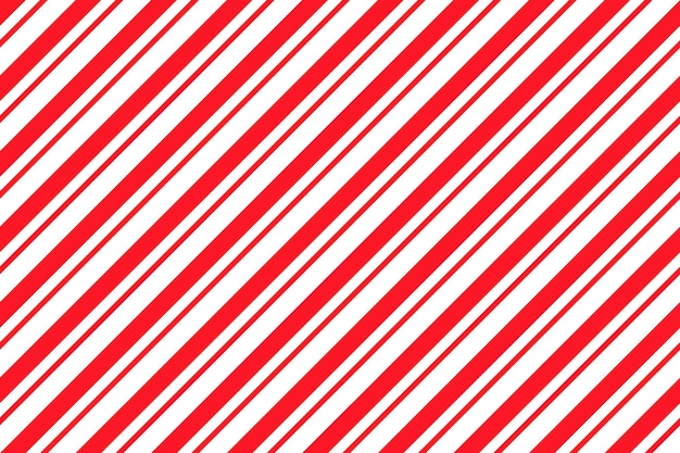 Candy cane seamless pattern. Christmas striped red background. Cute caramel package print