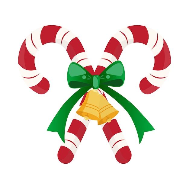 Candy Cane Stocking Stuffer vector illustration graphic