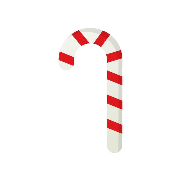 Candy Cane Striped in Christmas Colours Vector illustration