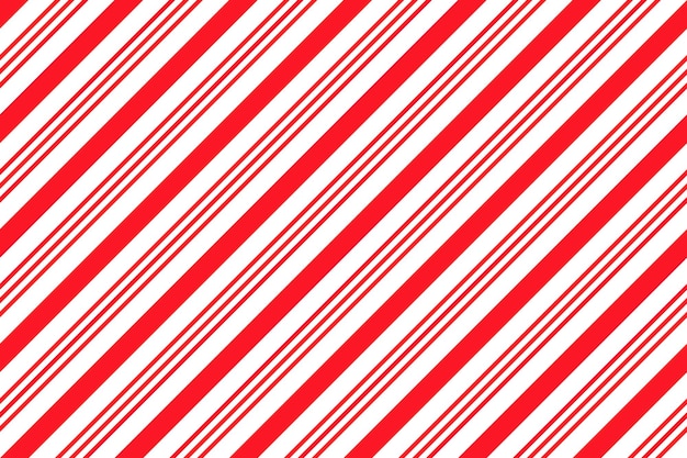 Candy cane striped pattern. Seamless Christmas red background. Cute caramel package print