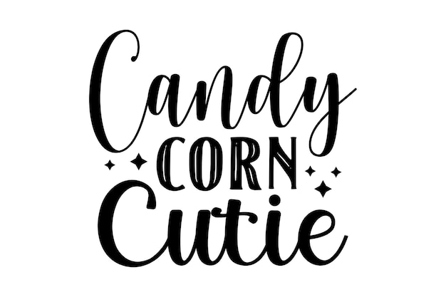 Vector candy corn cutie