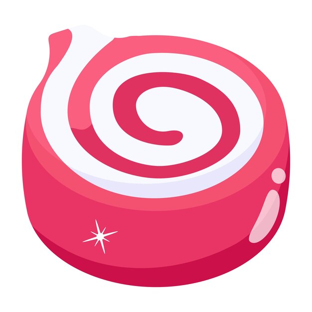 A candy flat icon design