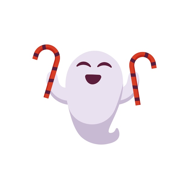 Candy Ghost Illustration